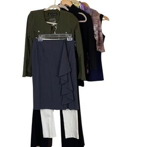 Boston Proper Womens Career Bundle Size 2 Small Pants Skirt Blazer Tops Classic